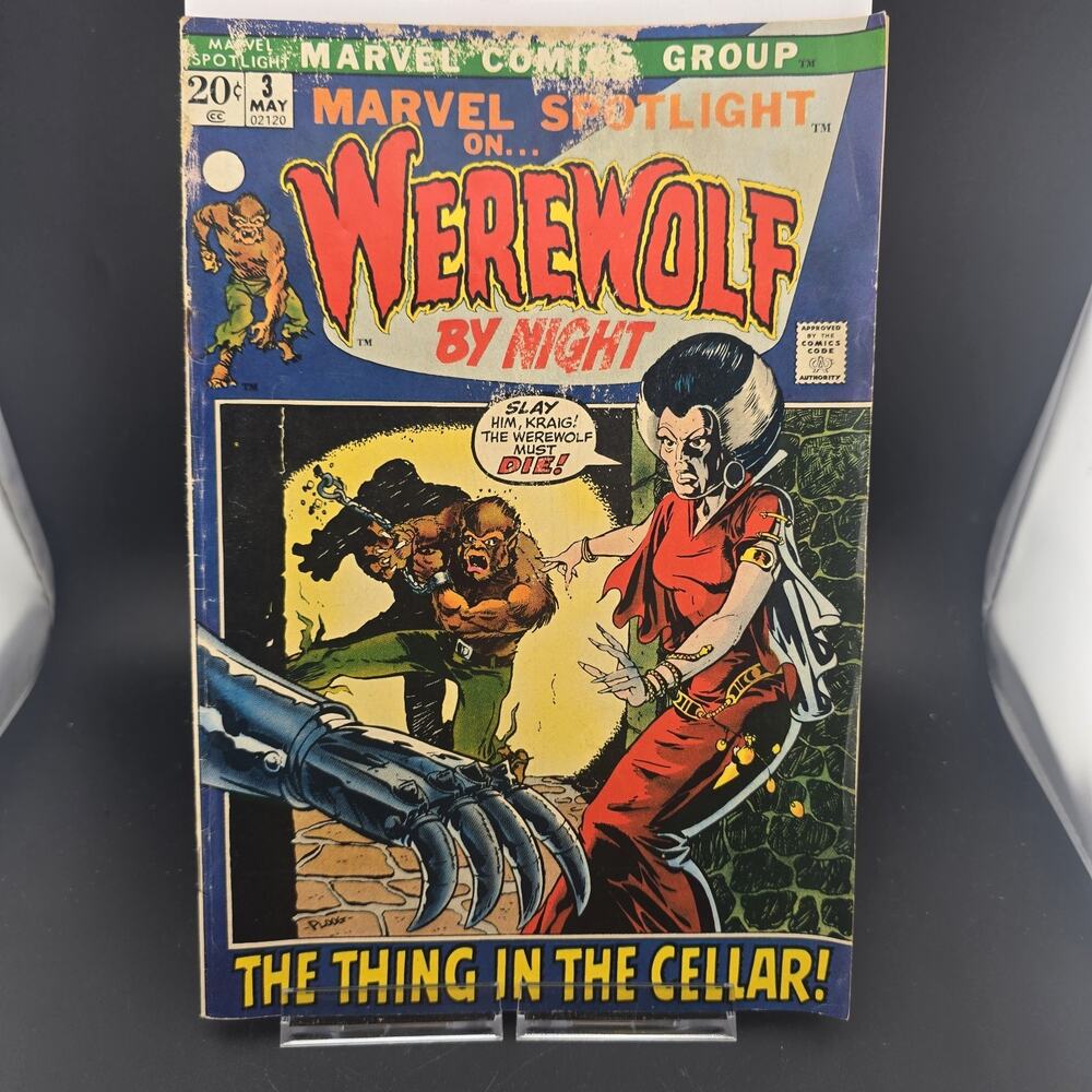 Marvel Spotlight #3 (1972) VG 3.5 - 2nd Werewolf by Night & 1st Darkhold Key!